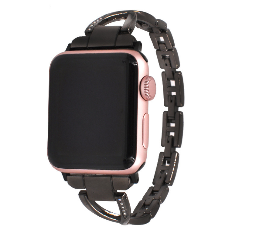 Diamond X-Type Steel Apple Watch Strap