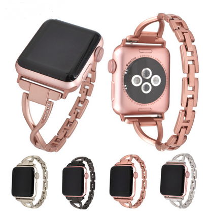 Diamond X-Type Steel Apple Watch Strap