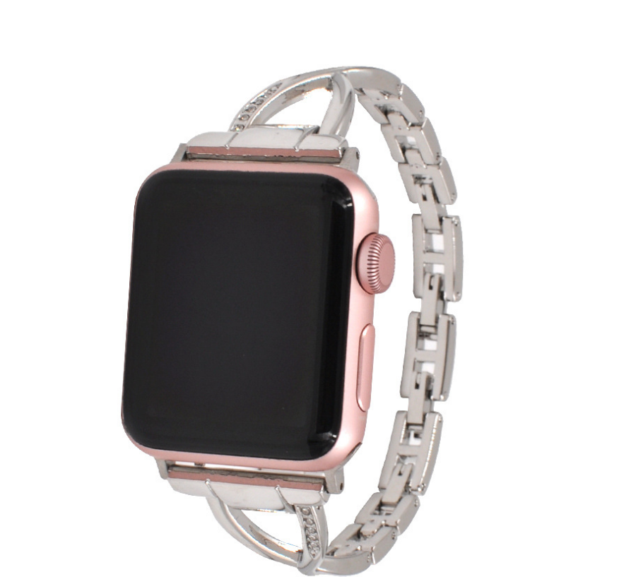 Diamond X-Type Steel Apple Watch Strap
